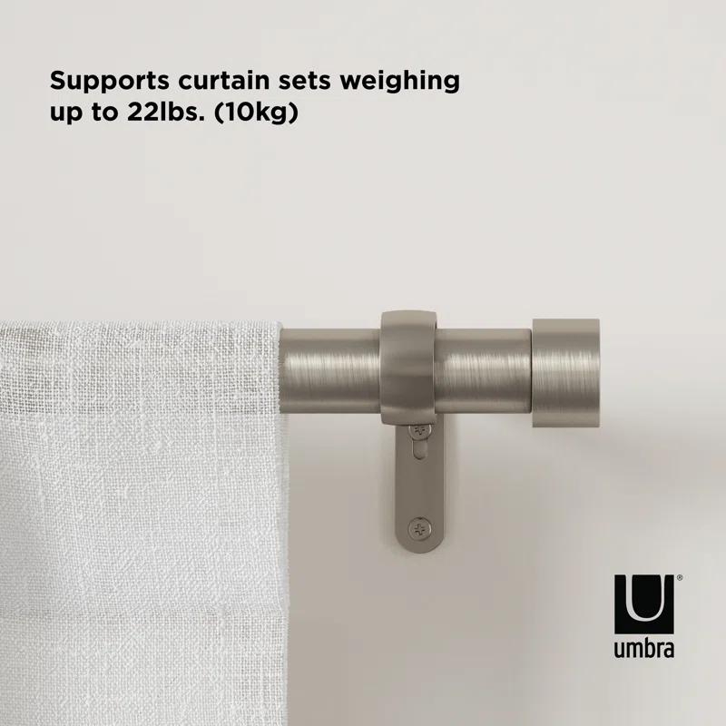 Umbra CAPPA Single Steel Curtian Rod