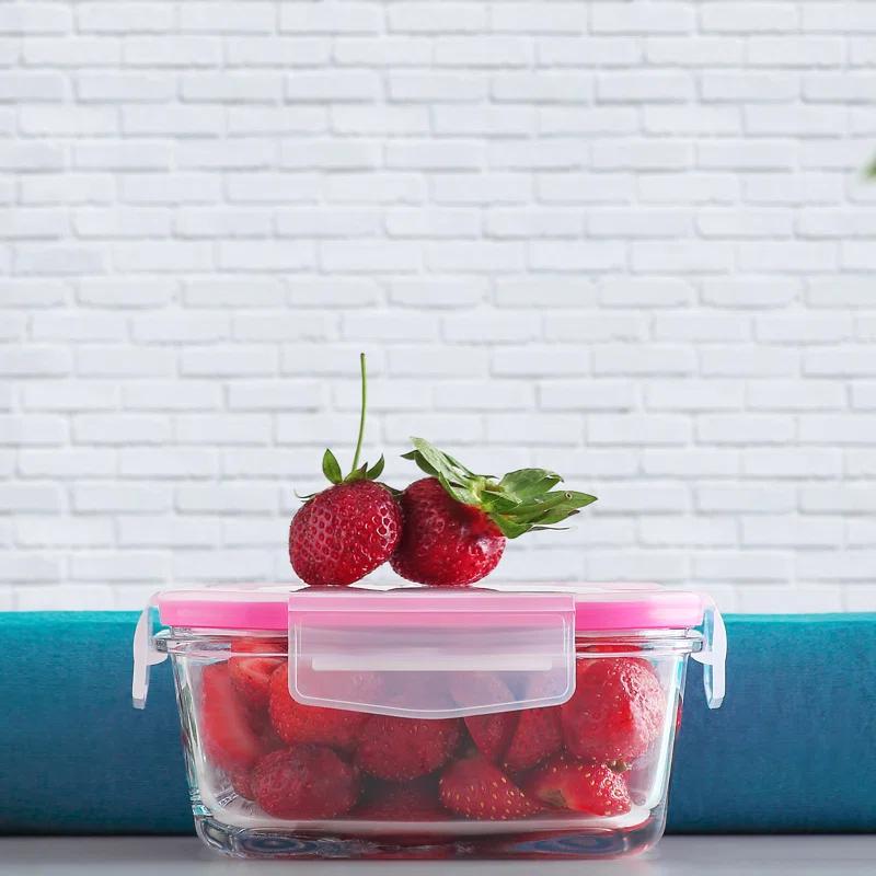 LAV Fresco Glass Food Storage - Set of 3 Containers and 3 Lids