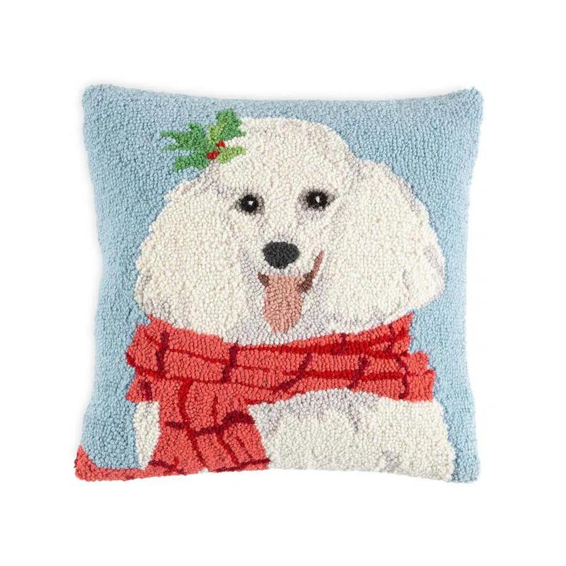 Wool Blend Throw Pillow