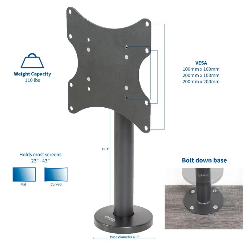 Bolt-Down TV Mount
