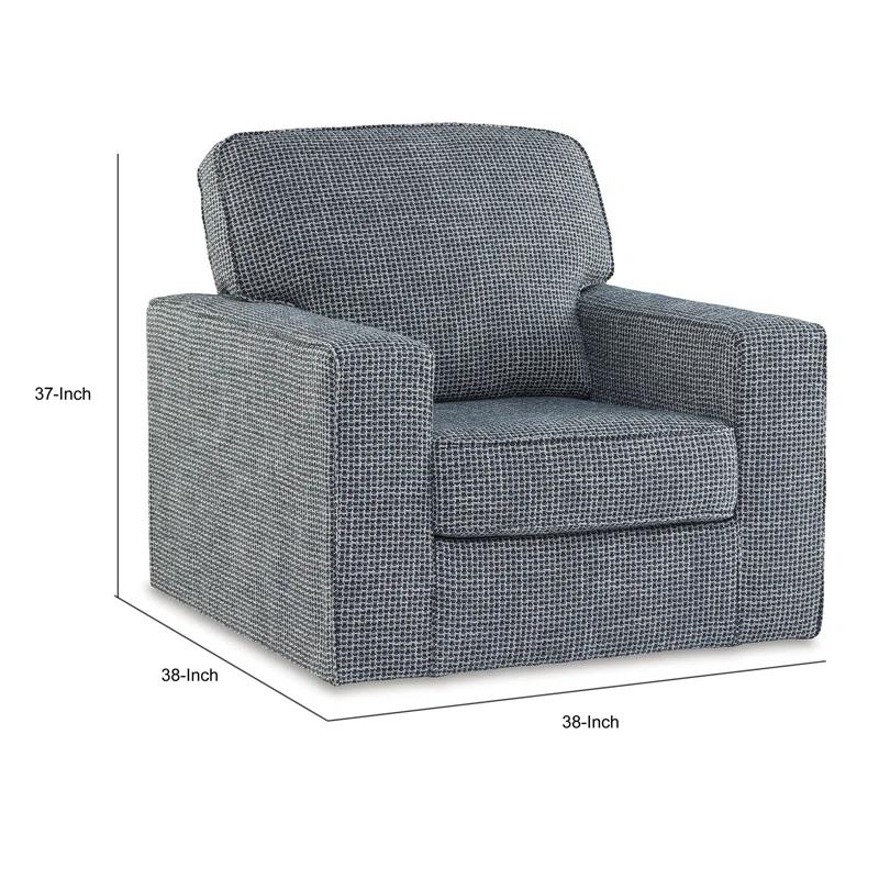 Ebern Designs Deivydas Upholstered Swivel Armchair
