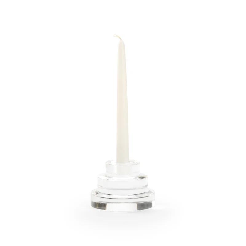 3.3'' H Crystal Tabletop Candlestick