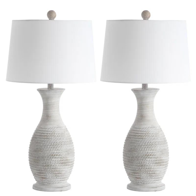Ophelia & Co. Plath Resin Table Lamp (Set of 2)