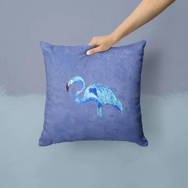 Caroline's Treasures Flamingo Indoor/Outdoor Throw Pillow