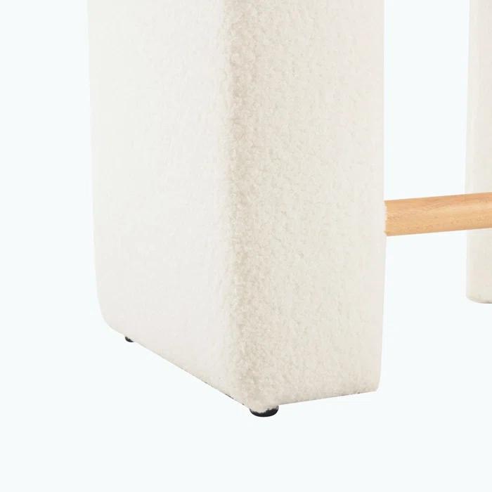 Orren Ellis Upholstered Boucle Dining Chairs, Set of 2 (Set of 2)