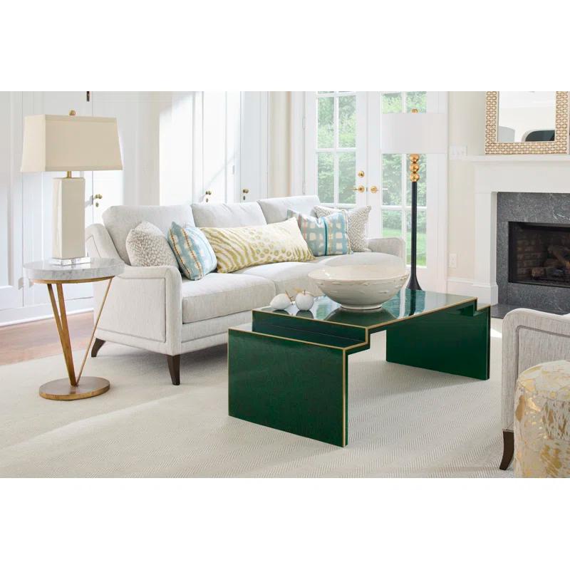 Trifold Marble Top End Table