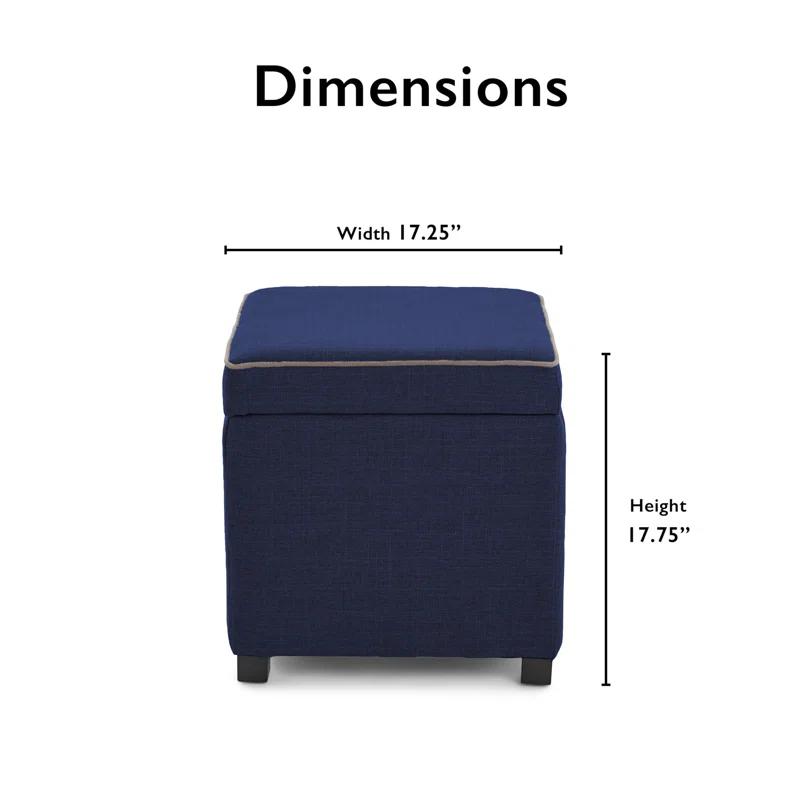 Tommy Hilfiger Tommy Hilfiger Morgan Modern Storage Ottoman Cube