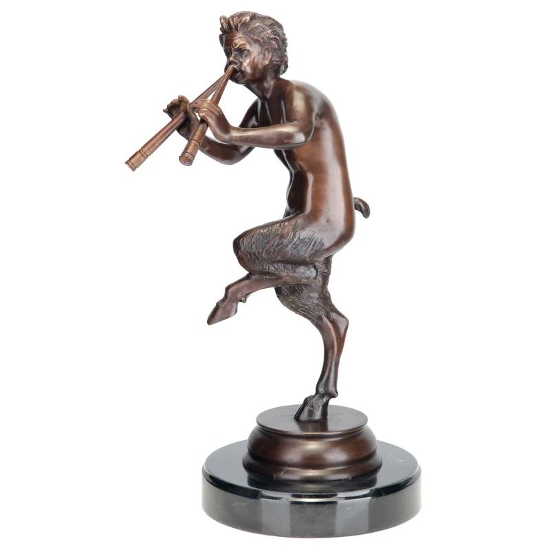 Design Toscano Pan, Greek God of the Forest Bronze Statue