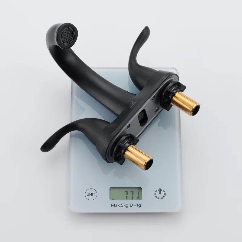1.2 Flow Centerset Bathroom Sink Faucet with Drain