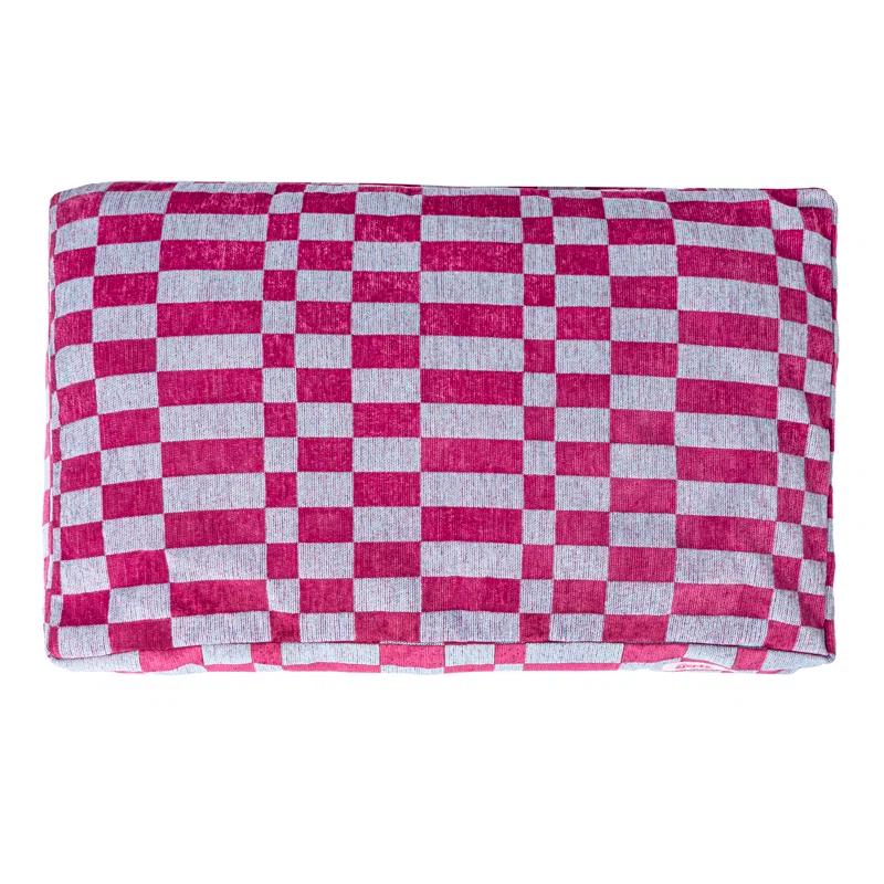 Mabel Designer Modern Ultra Soft Reversible Plush Rectangular Pet Bed with Washable Cover