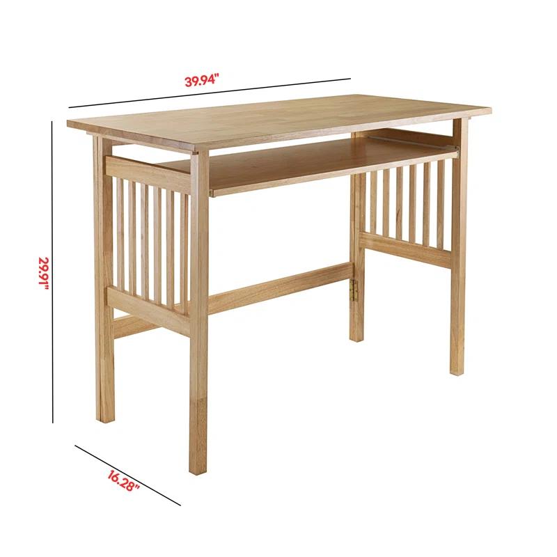 Alcott Hill® Bednarz Solid Wood Top Computer Desk