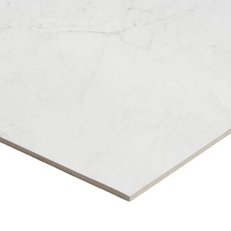 Bond Tile 24" x 47" Polished Marble Look Porcelain Floor and Wall Tile (15.5 Sq. Ft. / Case)