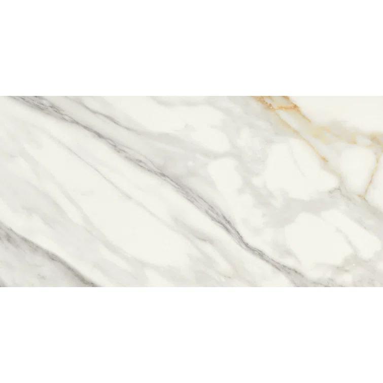 Bond Tile 12" x 24" Polished Marble Look Porcelain Floor and Wall Tile