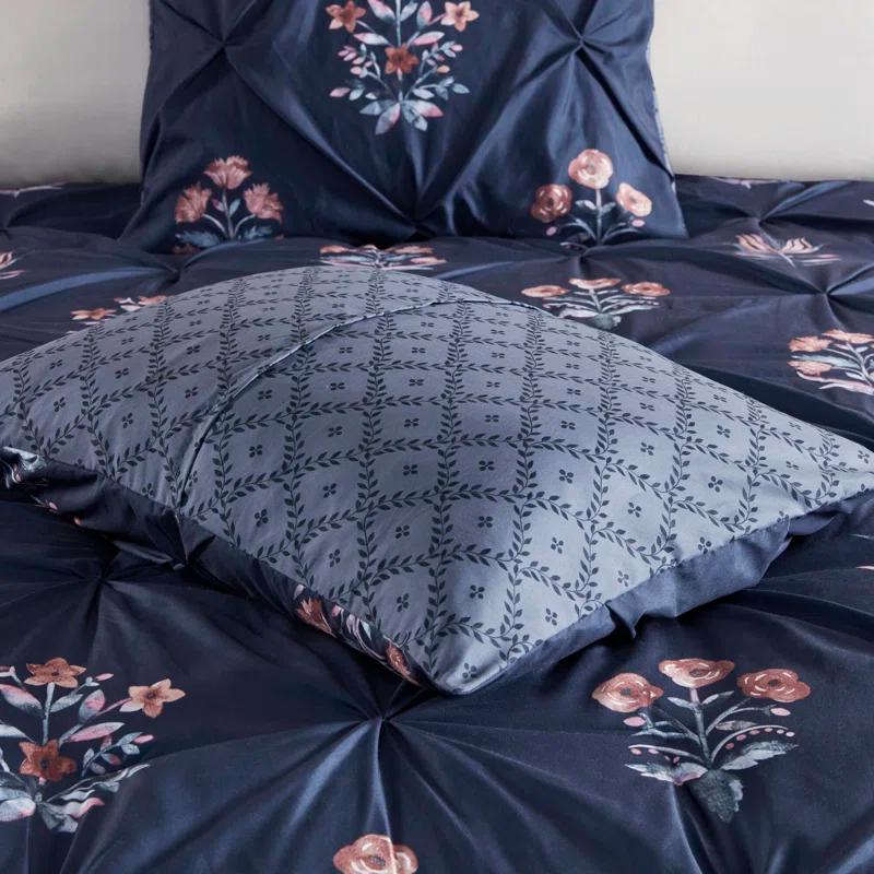 Madison Park Marfa 3 Piece Pintuck Duvet Cover Set