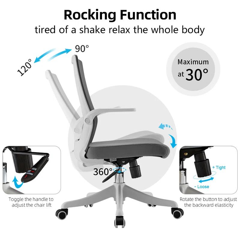 Sihoo Ergonomic Office Chair with Flip-Up Armrests for Small Spaces, Mesh Conference Chair & Reviews | Wayfair