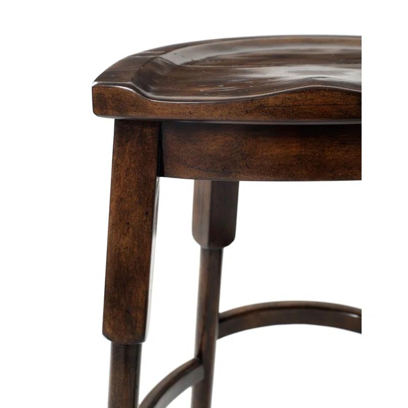 Theodore Alexander The English Inn Solid Wood Counter Stool
