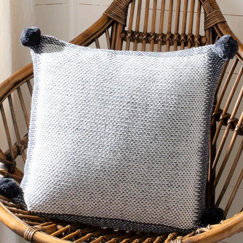 Safavieh Dania Tassels Cotton Reversible Throw Pillow