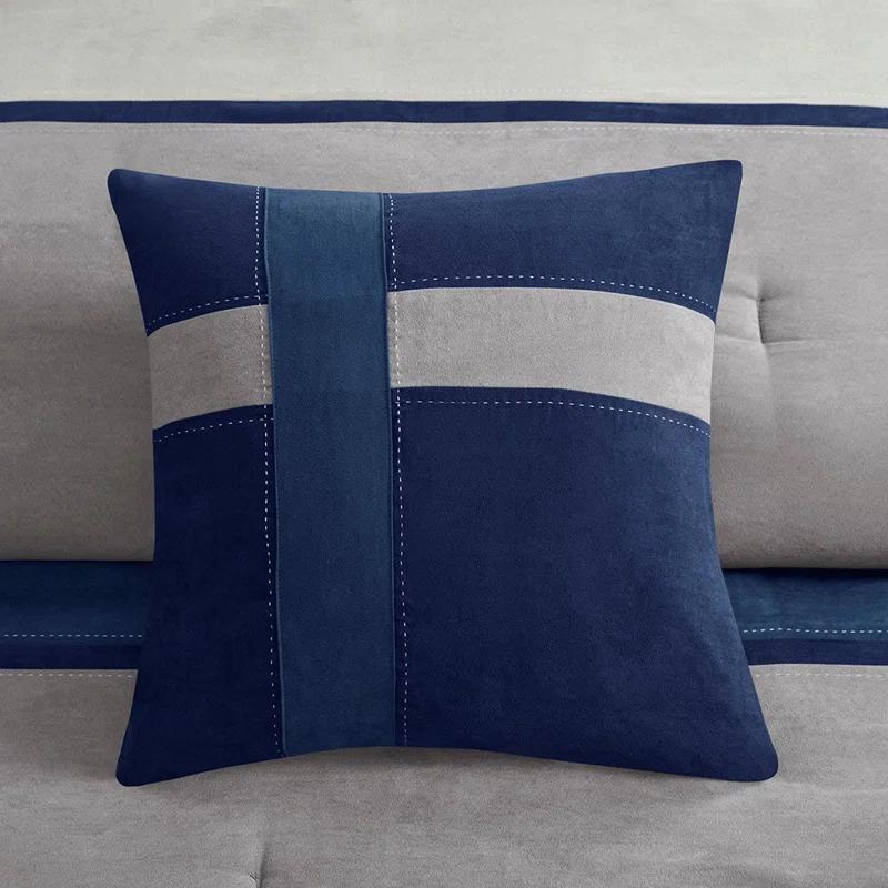 Gracie Mills Kimberly 7-Piece Contemporary Microsuede Comforter Set