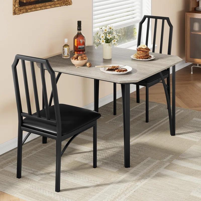 Homhougo 2 - Person Four Leg Dining Set