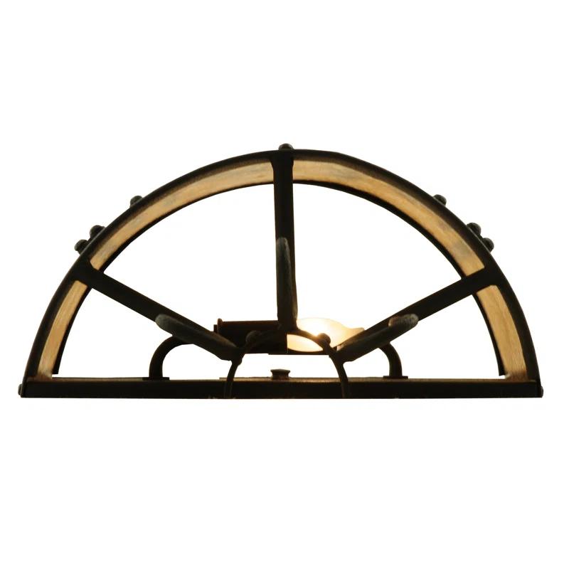 Wildlife At Pine Lake Flush Mounted Sconce