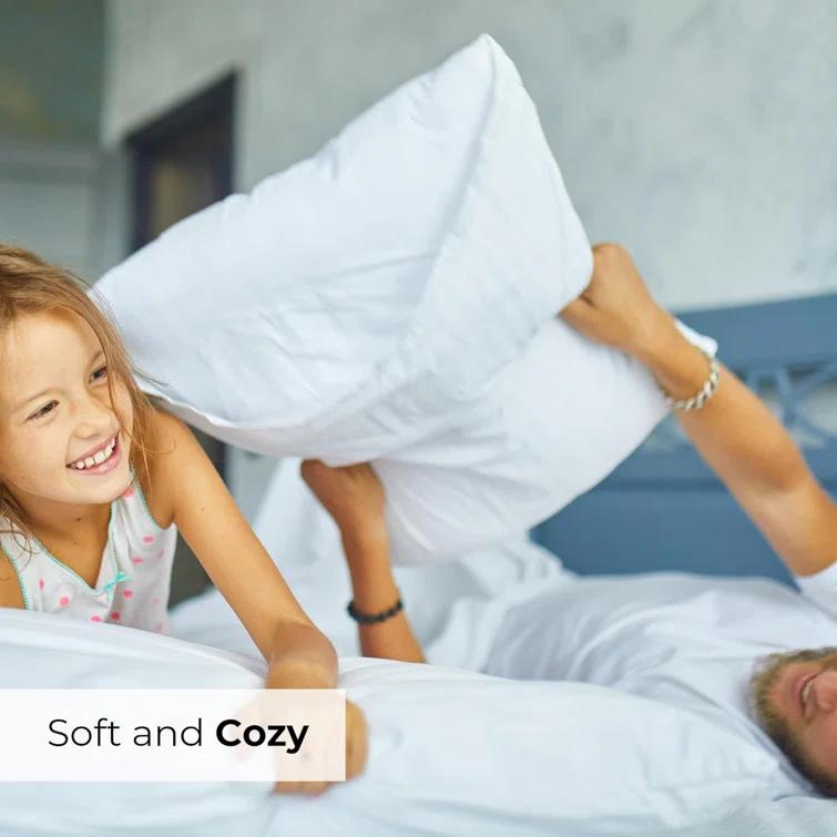 CGK Linens Hotel Quality Microfiber Pillowcase Covers (Set of 2)