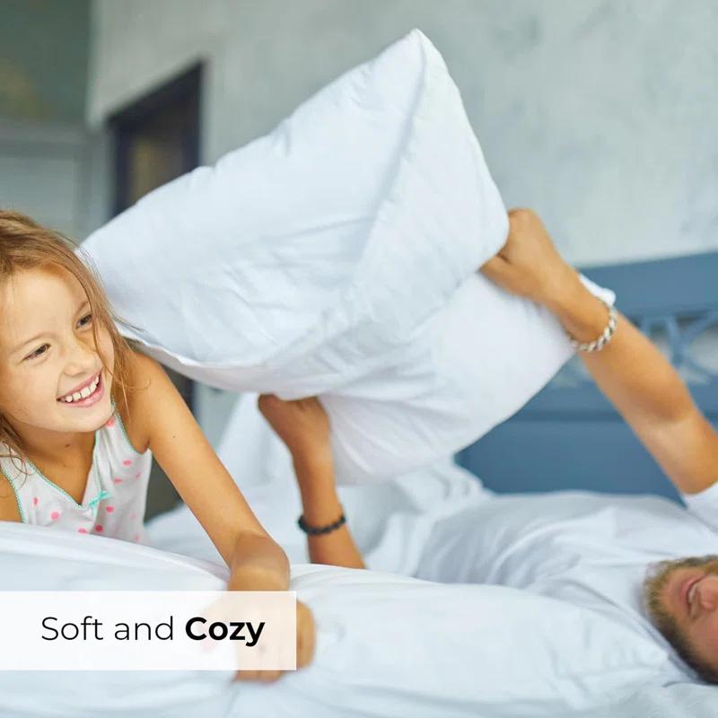 CGK Linens Hotel Quality Microfiber Pillowcase Covers (Set of 2)