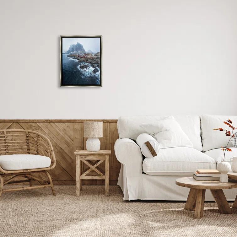 Stupell Industries Bb-165-Floater " Coastal Ocean Village "