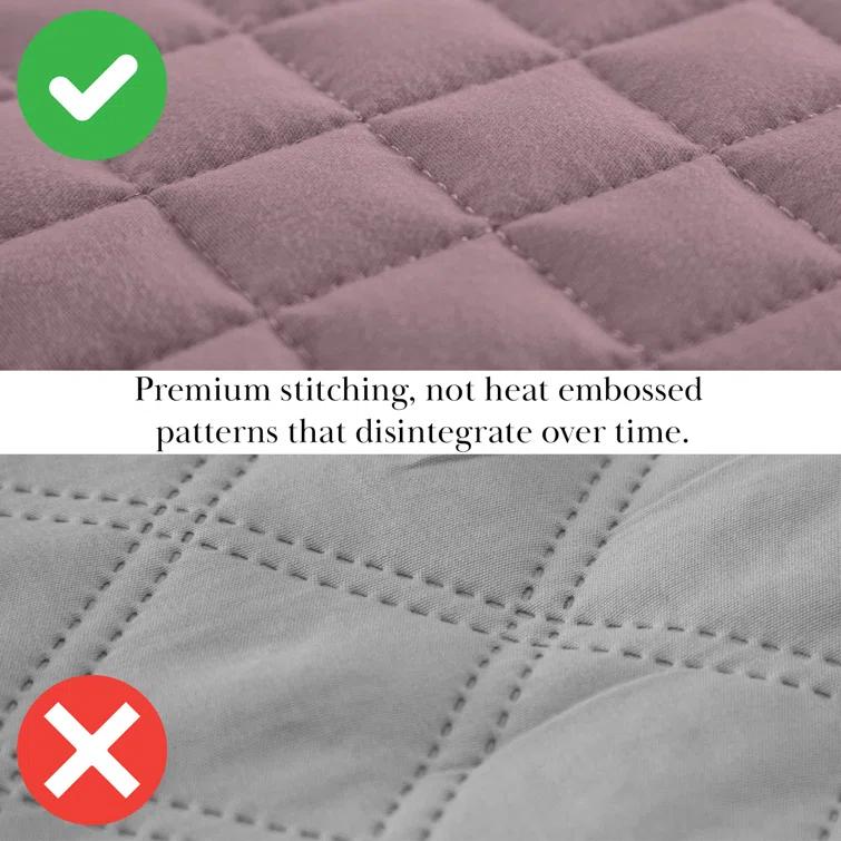 SouthShore Fine Linens Vilano Springs ® Oversized, Light-Weight Hotel Quality Quilt Set with Matching Shams