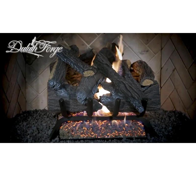 Duluth Forge Duluth Forge Vented Natural Gas Fireplace Log Set