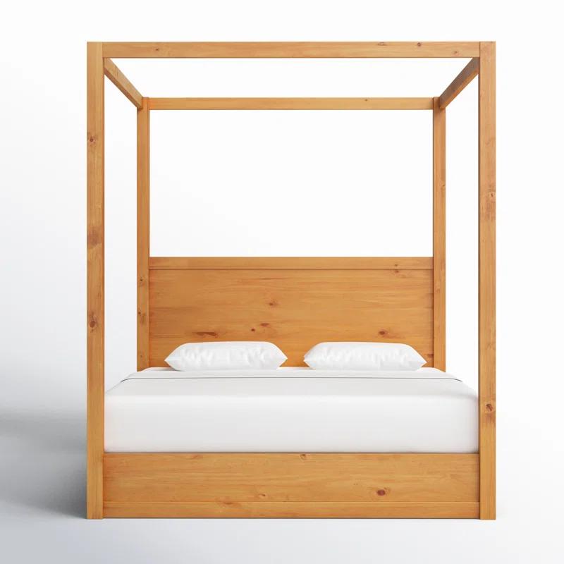 Modica Solid Wood Canopy Bed