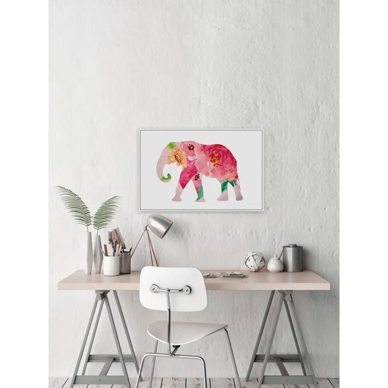 Marmont Hill " Floral Elephant " by Diana Alcala