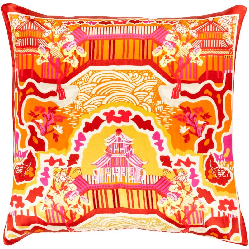Livabliss Silk Throw Pillow