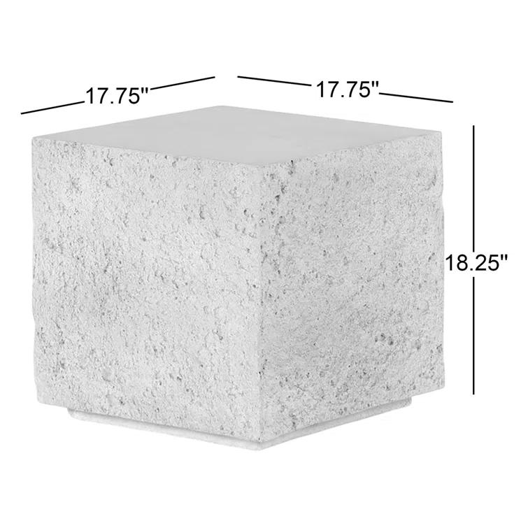 Cadence 17.75'' Concrete Outdoor Side Table