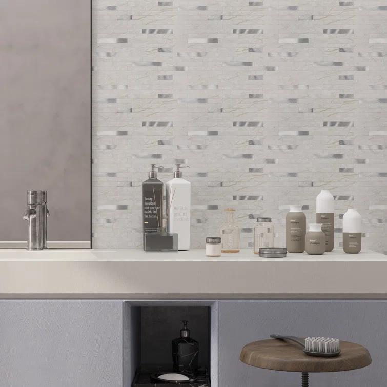 Avant Decor Aluminum Peel and Stick Mosaic Tile