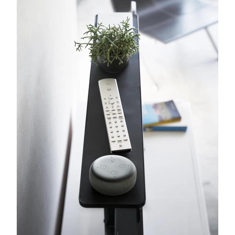 Yamazaki Home Yamazaki Home Tv Shelf, Screen Mount Remote Rack Accessory Stand, Steel