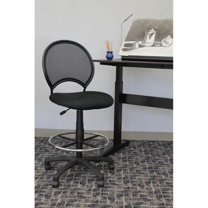 Boss Office Products Mesh Drafting Chair