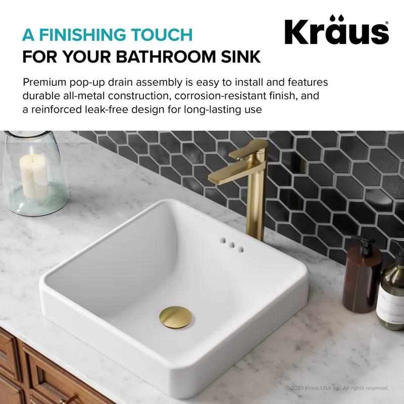 Kraus PU-10BG Pop-Up Bathroom Sink Drain