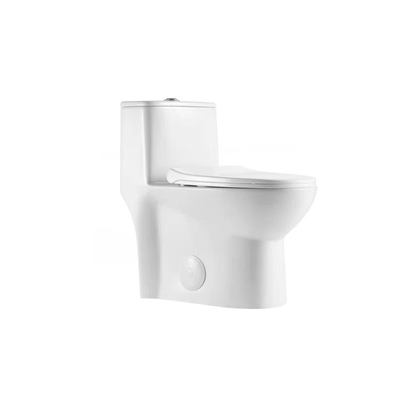 1.1/1.6 GPF Elongated Comfort Height Super Quite Flushing Floor Mounted One-Piece Toilet