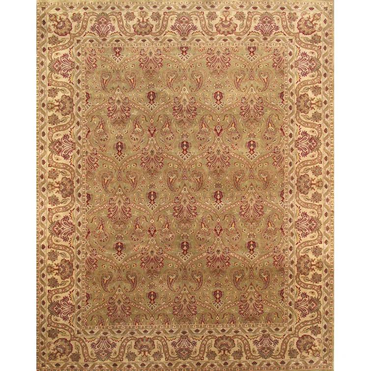 Pasargad Baku Hand Knotted Wool Washable Oriental Indoor Rug