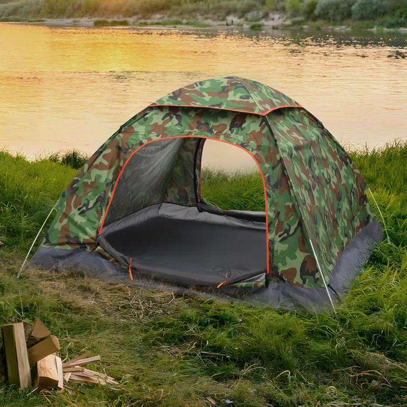 MoNiBloom 2 Person Instant Automatic Pop Up Camping Tent Waterproof Dome Tent with Rain Fly for Outdoor Hiking