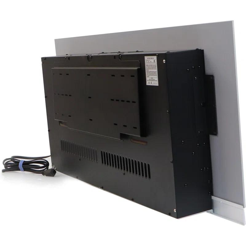 Cambridge Cambridge Wall Mount Electric Fireplace Heater with Remote Control for Indoor Use in Living Room, Bedroom, Home Office