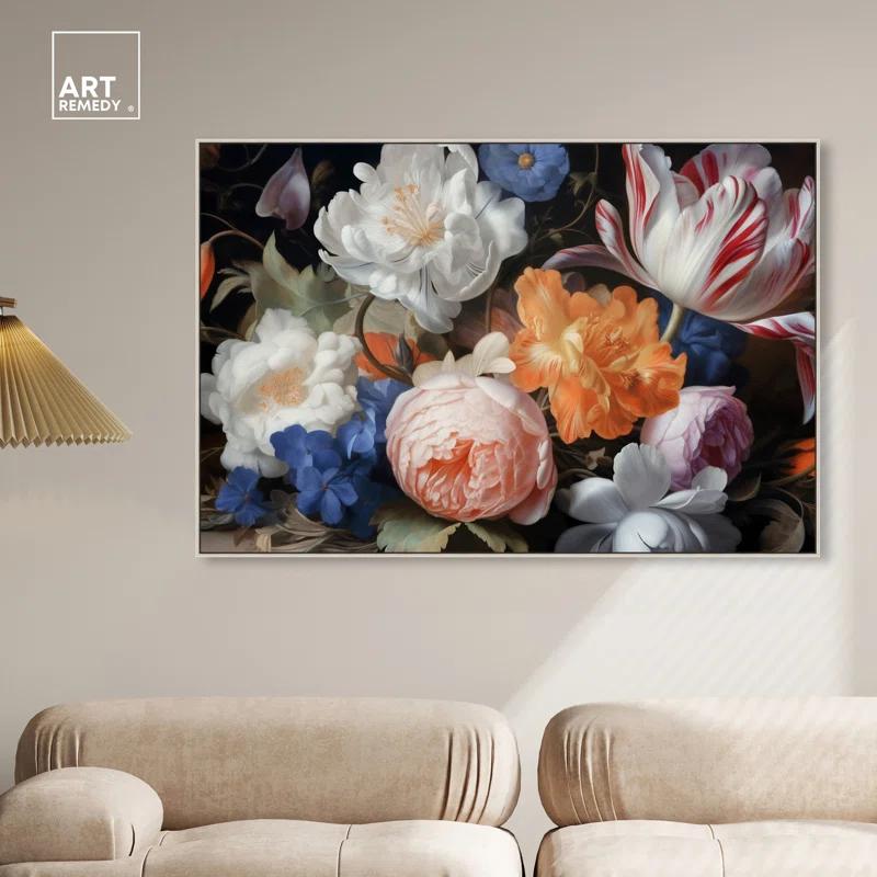 Art Remedy Floral Of Gentle Elegance Elegant Floral Wall Art by Art Remedy