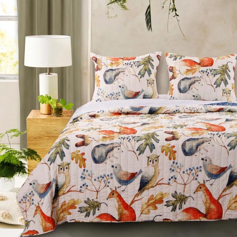 Barefoot Bungalow Willow Reversible Quilt Set