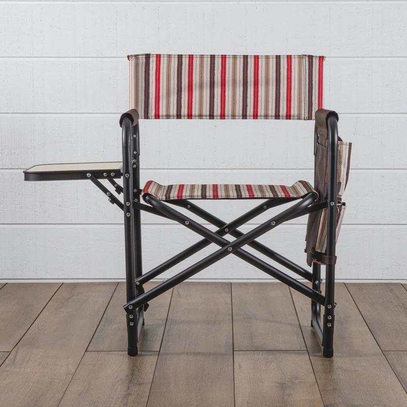 Picnic Time Sports Outdoor Portable Camp Chair with Side Table