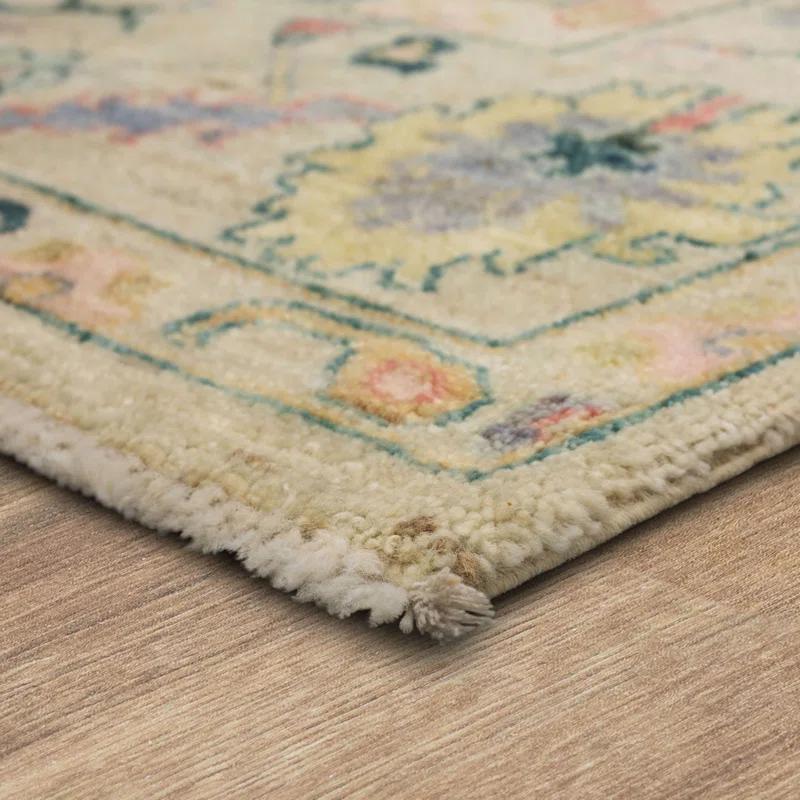 Karastan Karastan Rugs Mystique Cream Traditional Floral Area Rug