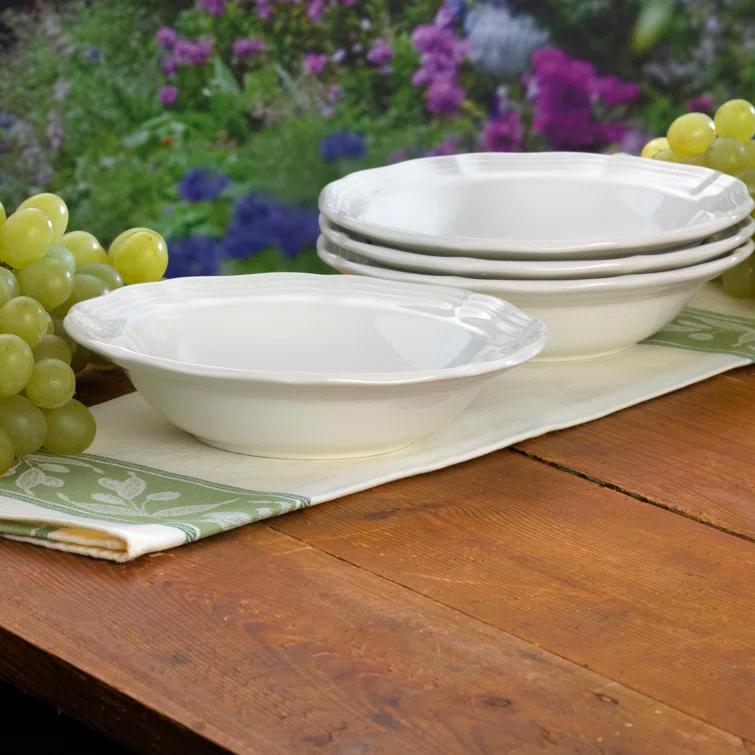 Mikasa Mikasa French Countryside 7.25 in. Fruit Bowl (Set of 4)