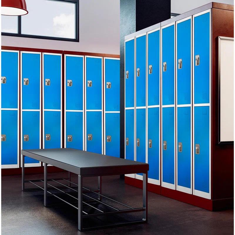 12'' Wide Steel 2-Tier School and Gym Locker
