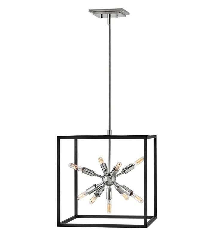 Hinkley Aros 9-Light Cube Pendant
