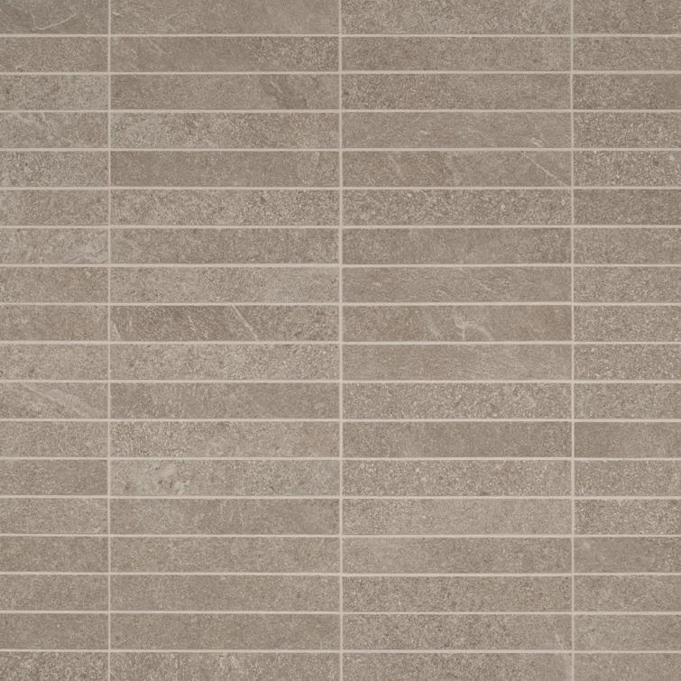 Bond Tile Monolith 11.81 In. X 11.81 In. Stacked Matte Porcelain Mosaic Floor And Wall Tile (5.76 Sq. Ft. / Case)