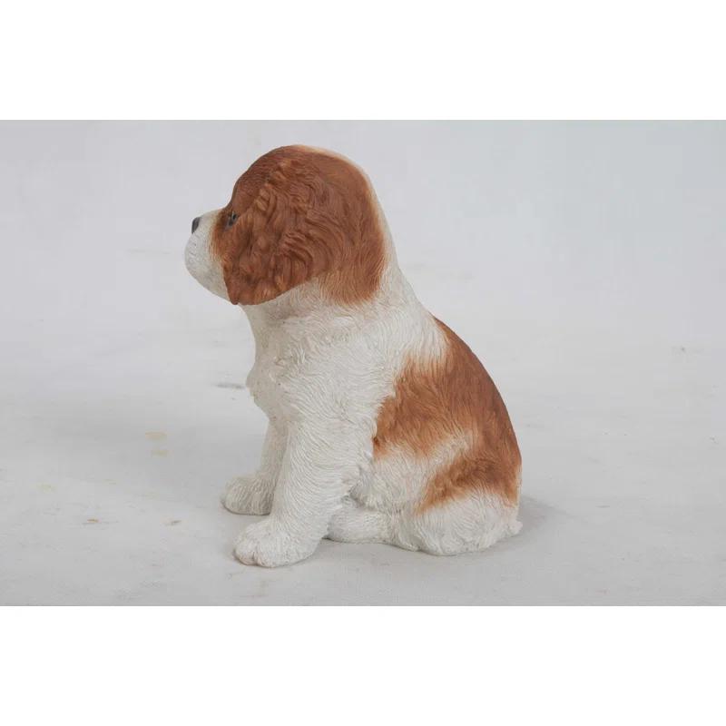 Hi-Line Gift Ltd. Sitting King Charles Puppy Statue